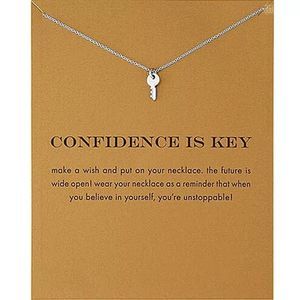 Sparkling Key silve Pendant necklace Key